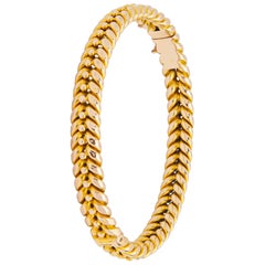 Antiker Armreif „Illusion“ aus 15 Karat Gelbgold