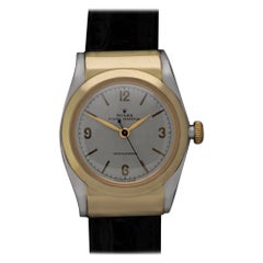 1945 Rolex Rare Hooded Bubbleback Ref. 3065, Gold & SS - Original with Warranty