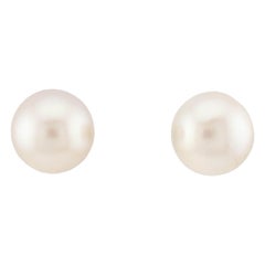 Nachlass 14k Perlen-Ohrstecker 13mm