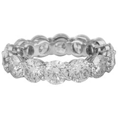 Alexander Beverly Hills 7.16ct Diamond Eternity Band 'Avg 0.51ct Each' 18k s.6.5