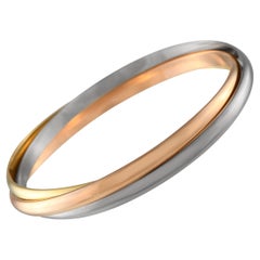 Cartier Trinity 18K Rose, Gelb- und Weißgold Armreif