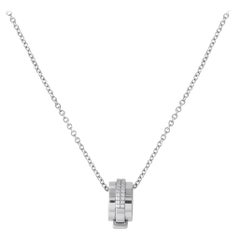 Asprey 18K White Gold 0.25ct Diamond Necklace