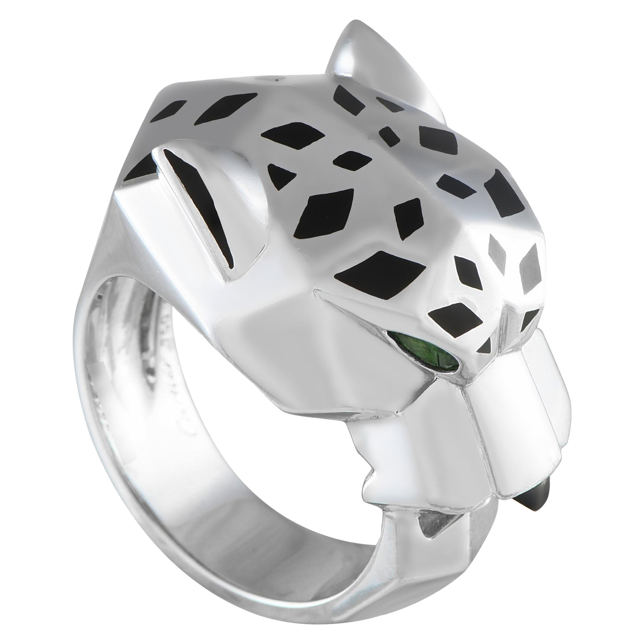Cartier Panthere 18K White Gold Ring