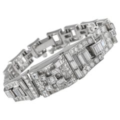 Platinum 11.16ct Diamond Bracelet