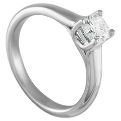 Tiffany & Co. Platinum 0.49ct Lucida Diamond Solitaire Ring