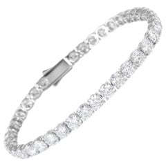 Alexander Beverly Hills Bracelet tennis 18 carats avec diamants 14,33 carats certifiés GIA « Avg 0,34 carat »