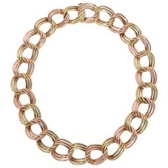 Tiffany & Co. Retro Two Color Gold Necklace 5
