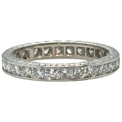 Anillo de Diamantes Vintage - 1.50 ct - Platino