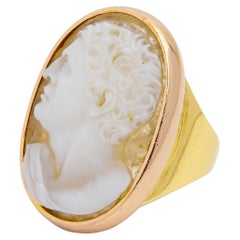 Antique Hardstone Cameo Ring