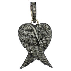 Pave Diamond Angel Wing Pendant Diamond Angel Wing Pendant Christmas Gift.