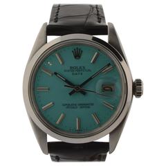 Rolex Stainless Steel Oyster Perpetual Date Wristwatch 11