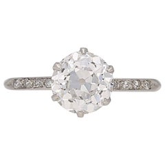 Antique Diamond Solitaire Ring, circa 1920