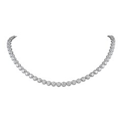Alexander Beverly Hills - Collana aureola con diamanti da 21,41 carati - Oro bianco 18 carati