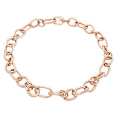 Collar Mattioli Gocce de oro rosa de 18 quilates Big Links