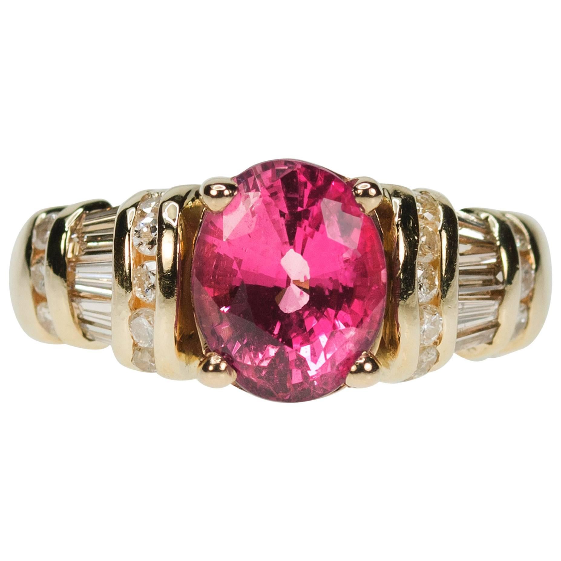 Ceylon Pink Sapphire Ring