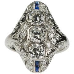 Art Deco Platinum Ring