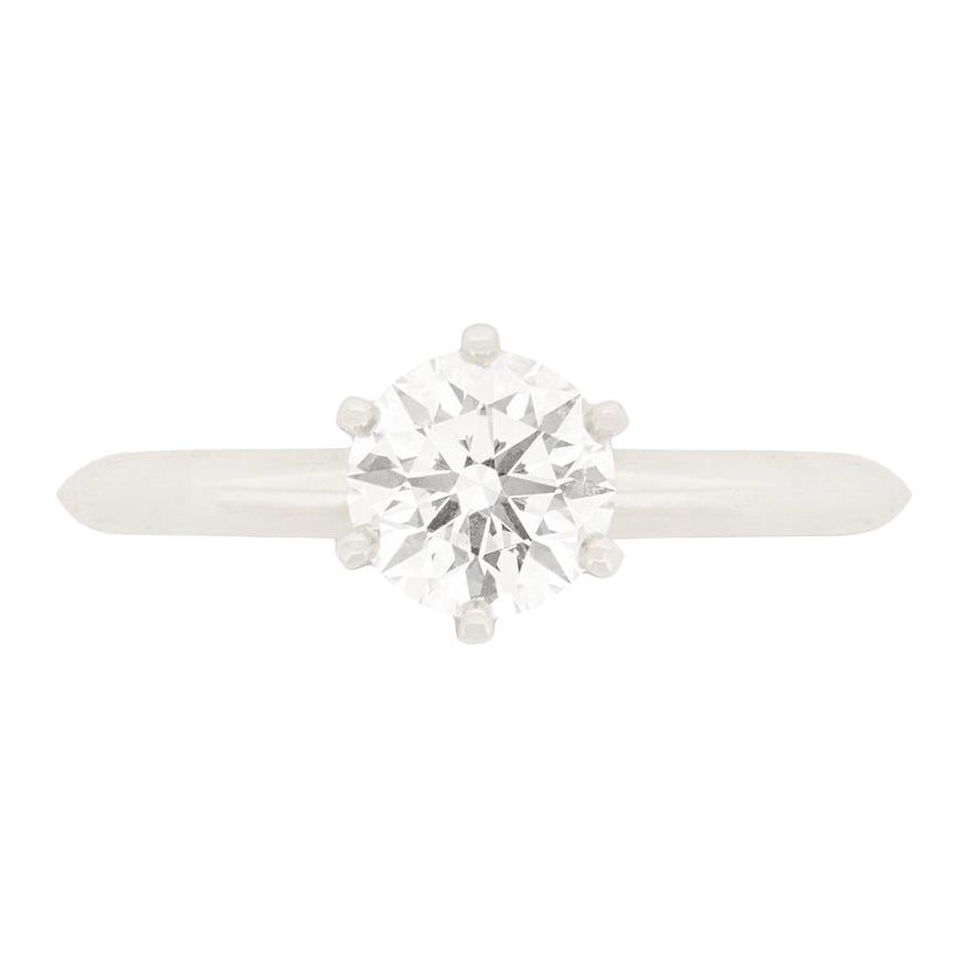 Tiffany & Co. 0.94ct Diamond Solitaire Ring
