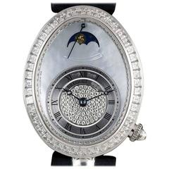 Breguet Ladies White Gold Diamond Set Reine De Naples Wristwatch