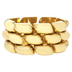 Vintage 1970s Gold Link Bracelet