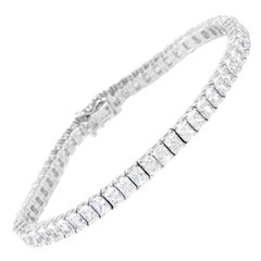 Alexander Beverly Hills 13,47 Karat strahlender Diamant-Tennisarmband 18k Weißgold