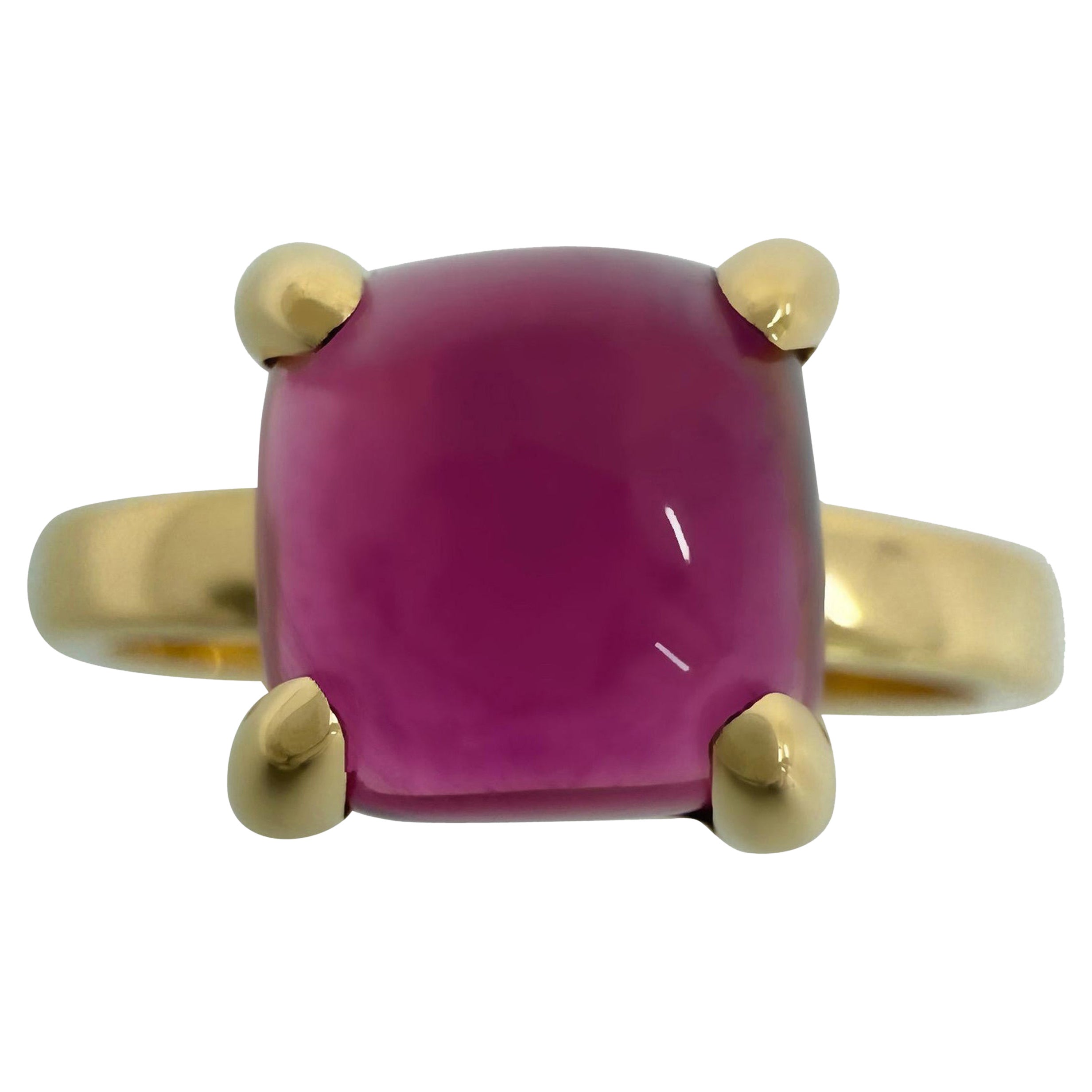 Tiffany & Co. Anello Paloma Picasso con tormalina rubellite e pila di zucchero in oro 18 ct. in vendita