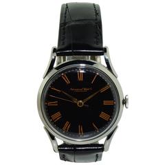 International Watch Co. Stainless Steel Men's Art Deco Style Wristwatch 11