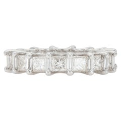 5.10 Carat Princess Cut Diamond Eternity Band