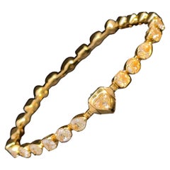 18K Yellow Gold Fancy Yellow Diamond Bracelet, 9.75 Carats