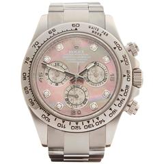 Rolex Daytona 18 Karat White Gold Unisex 116529