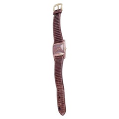 Longines men's wristwatch. 10 karat gold filled. Art Deco style. Approx. 1939.