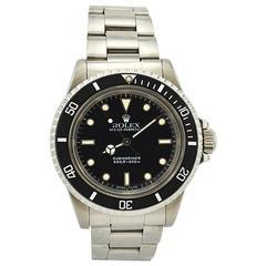 Rolex Stainless Steel Submariner Wristwatch Ref 5513, circa 1988 5