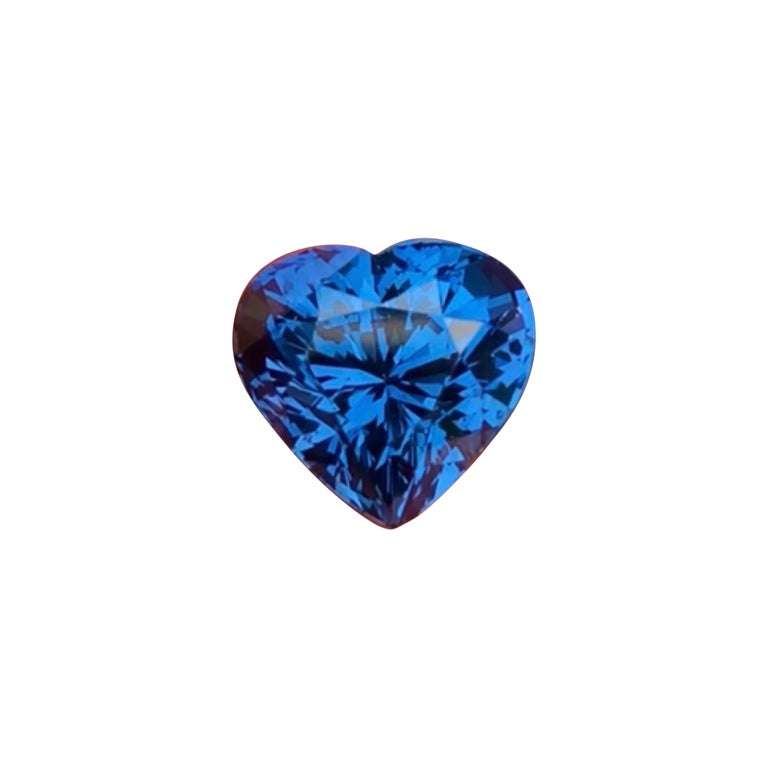 GIA Certified Natural Blue Spinal 4.00 Carat Form Tanzania