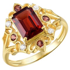 Kai Renaissance Garnet Diamond Cocktail Ring