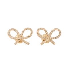 Pendientes de diamantes en oro macizo de 14k (certificado)