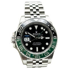 Rolex GMT Master II Sprite 126720VTNR Green Black Jubilee Stainless Box Paper