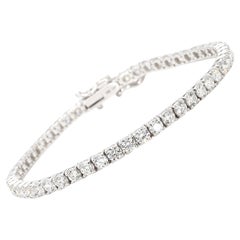 Diamond Tennis 18K Gold Bracelet