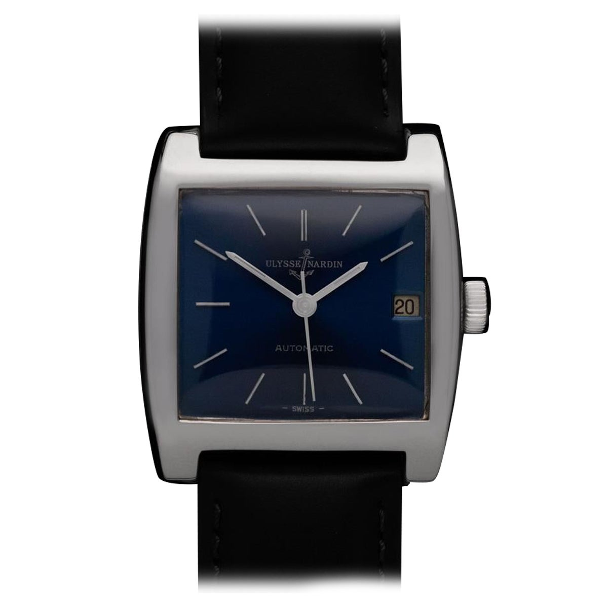 1960's Ulysse Nardin Vintage Mens Automatic "TV" Watch - Stainless Steel