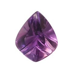 8 ct. Brazil Natural  Amethyst Kite Fantasy Cut 16X13 Fancy