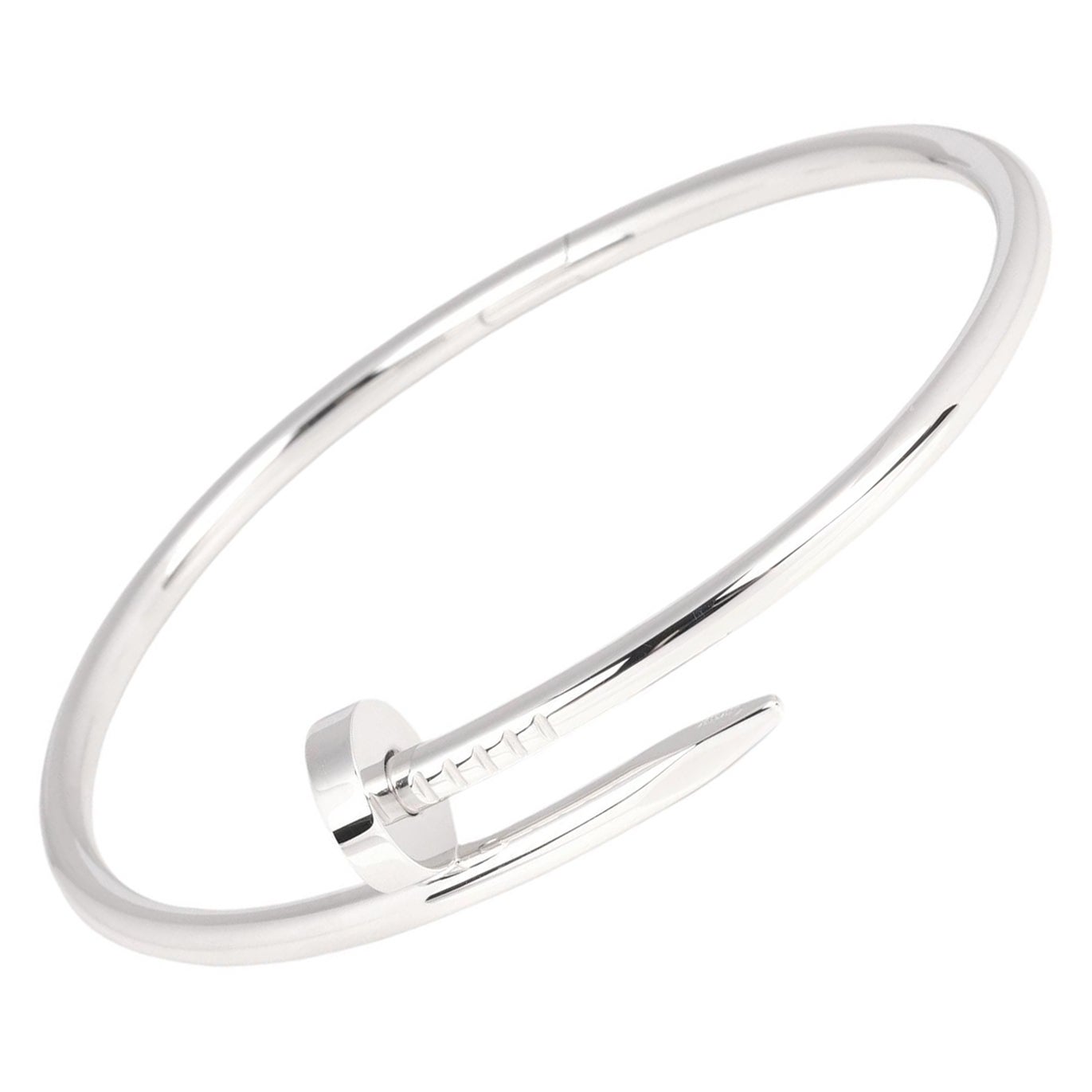 Cartier 18ct White Gold Juste Un Clou Bracelet