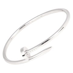 Cartier 18ct White Gold Juste Un Clou Bracelet