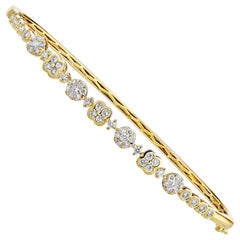 Diamond Gold Bangle