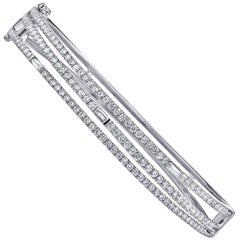 Baguette Diamond Bangle