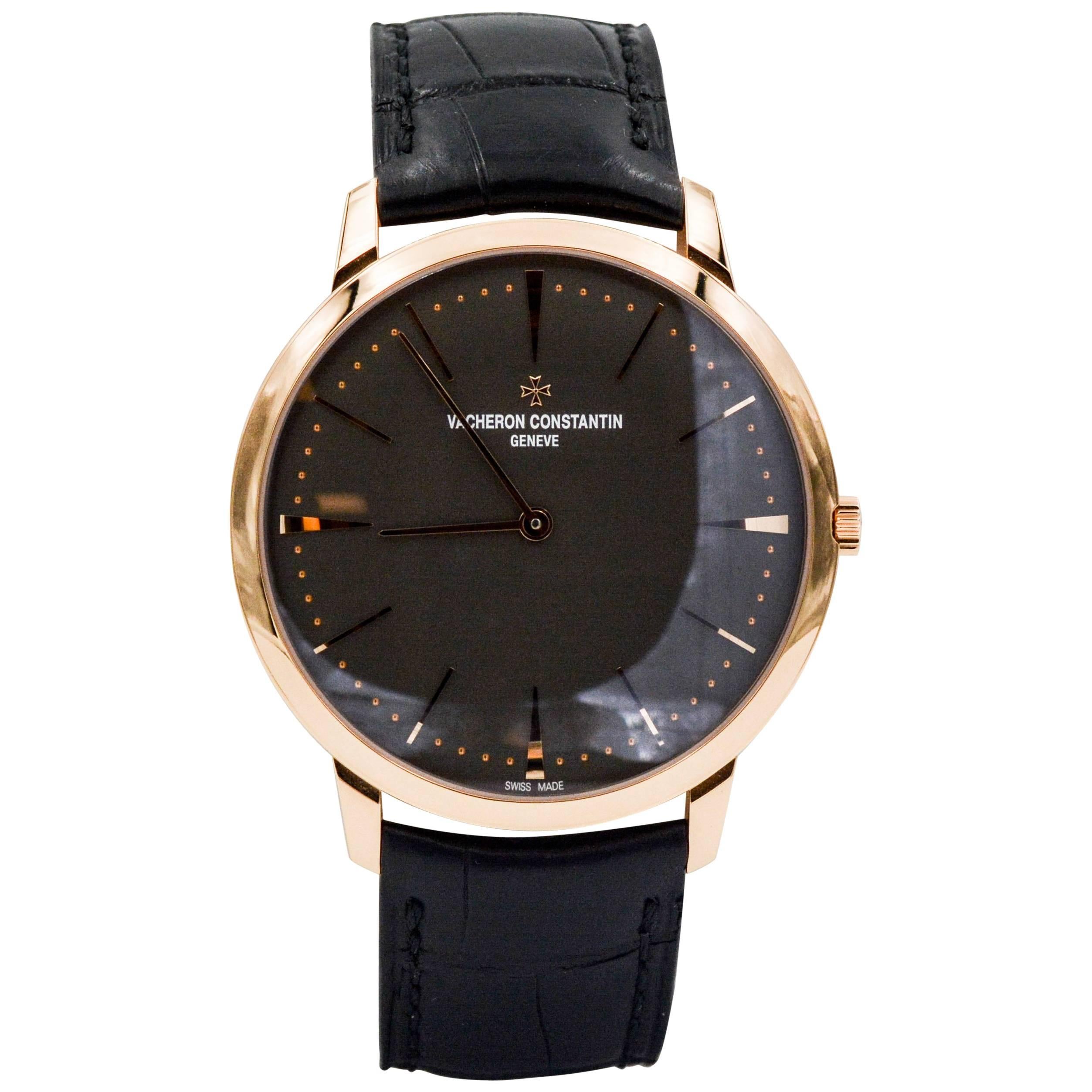 Vacheron Constantin Patrimony Rose Gold Manual Wristwatch