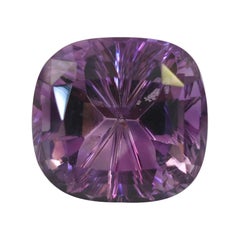 16.12 ct Brazil Amethyst Natural Fantasy Cut Cushion 16X16