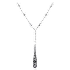 Pasquale Bruni 18K White Gold 3.41ct Diamond Necklace