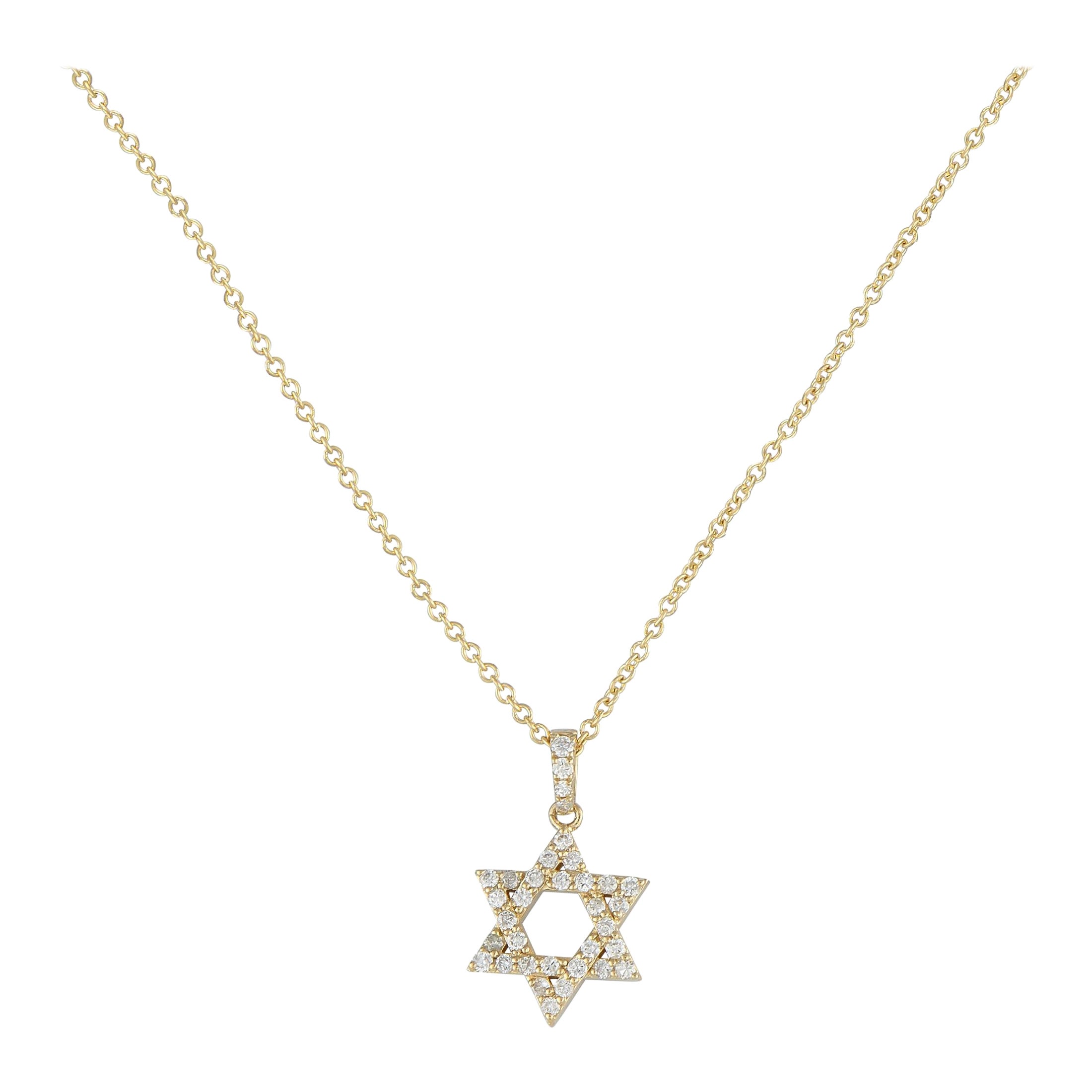 14K Yellow Gold 0.35ct Diamond Necklace