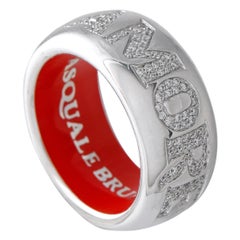 Pasquale Bruni 18K White Gold 0.33ct Diamond Band Ring