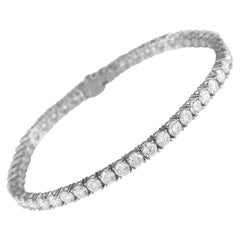 18K White Gold 9.03ct Diamond Tennis Bracelet