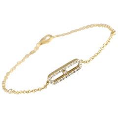 14K Yellow Gold 0.30ct Diamond Bracelet
