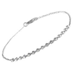 14K White Gold 0.25ct Diamond Bracelet